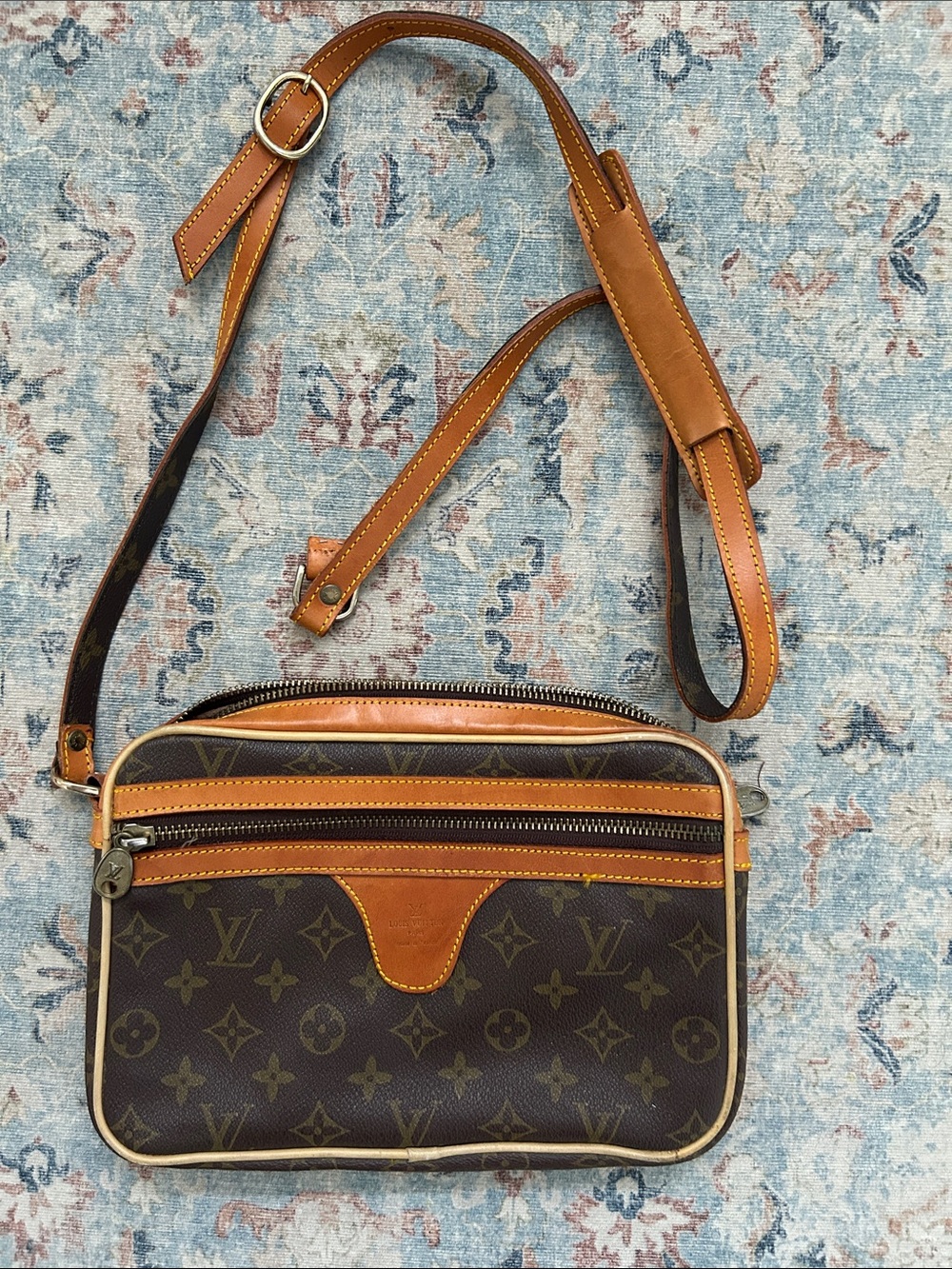 Vintage Louis Vuitton Brown Belt/Crossbody Bag